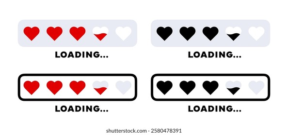 The love level loading. Loading scale