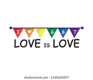 love is love lgtbi garlands