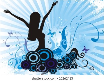 I love life! Vector illustration