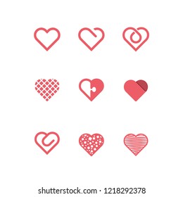 Love Line Icon Set