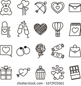 Love Line Icon. Vector Illustration.eps