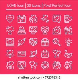 love line icon,editable stroke,pixel perfect icon