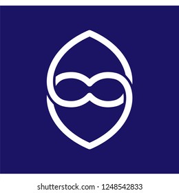Love line Linked infinity logo icon vector