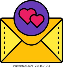 Love Line vector Icon Design