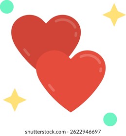 Love Line vector Icon Design