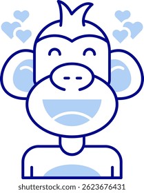 Love Line vector Icon Design