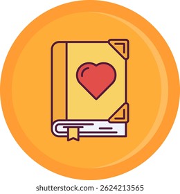 Love Line vector Icon Design