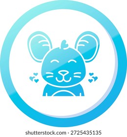 Diseño de icono de Vector de línea de amor