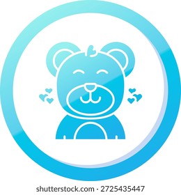 Diseño de icono de Vector de línea de amor