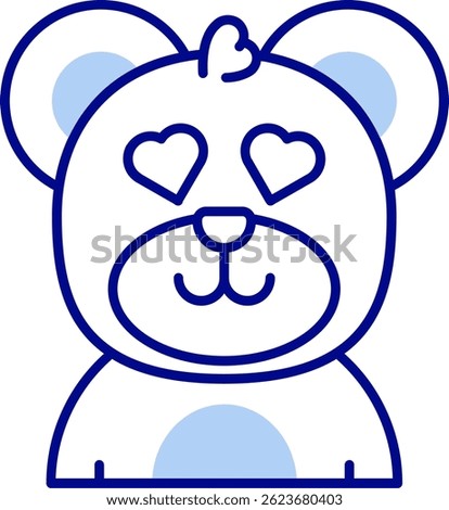 In love Line vector Icon Design