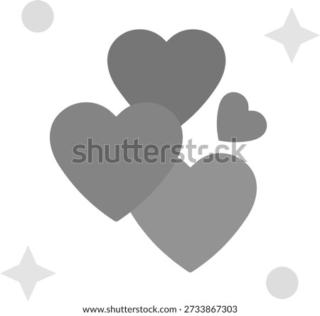 Love Line vector Icon Design