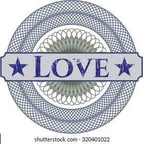 Love linear rosette