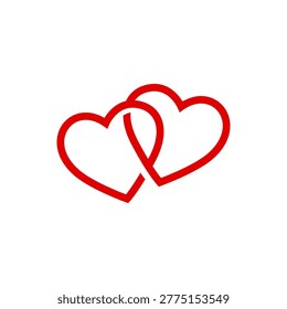 Love link chained heart