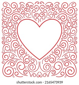 Love Lives Here - Valentine's Day Heart Shape Overlay For Craft Product, Printable Card, Shirt, Mug, Wall Arts Stencil, Wedding Photo Wall.