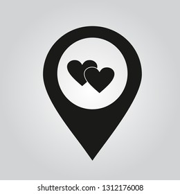 Love location icon