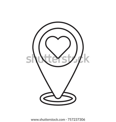 Love location icon