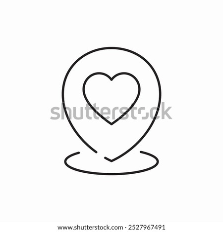 love location icon sign vector