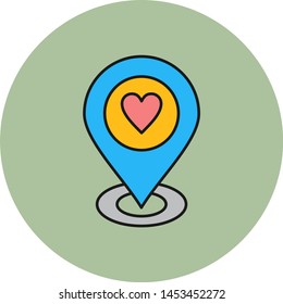 Love Location icon for your project
