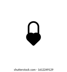 Love, lock, key, heart Icon, Logo, Vector