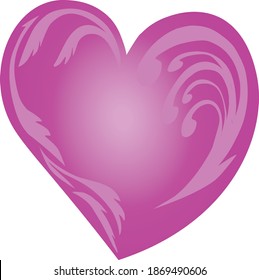 love logo with batik motifs 