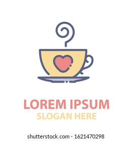 love logo company and vector