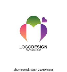  love logo design for dating and application logo design