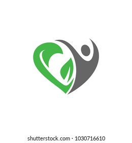 Love Logo design, flowers design vector for spa, boutique, beauty salon, cosmetician, shop, yoga class, hotel and resort