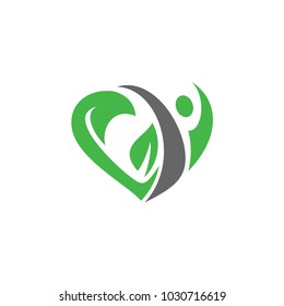 Love Logo design, flowers design vector for spa, boutique, beauty salon, cosmetician, shop, yoga class, hotel and resort