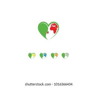 Love logo design template