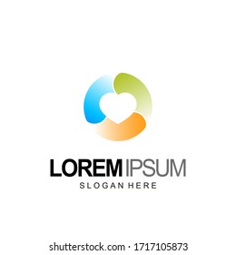 love logo design template. vector ready to use
