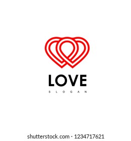 Love Logo Design Vector