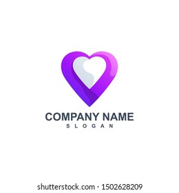 love logo design vector illustration