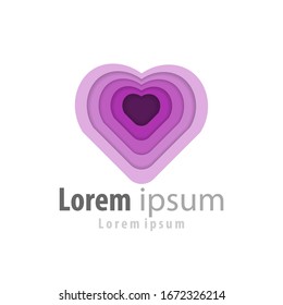 dibujo vectorial de diseño del logotipo de amor 10