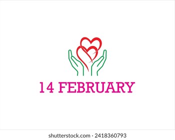 Love logo design vector and illustration,