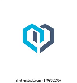 LOVE logo design vector sign 