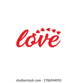 Love logo design vector stock