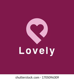 Love logo design vector template with Modern icon Concept style for app.