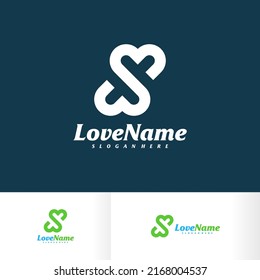 Love logo design vector template, Creative Love logo concepts illustration.