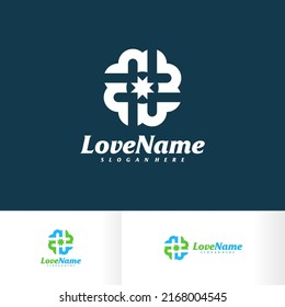 Plantilla vectorial de diseño del logotipo de amor, ilustración de los conceptos del logotipo de Creative Love.