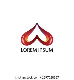 love logo element color illustration design vector template