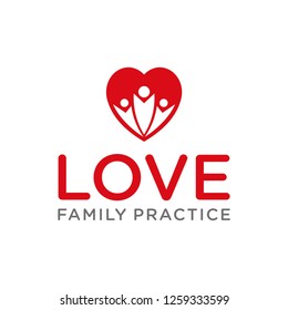 love logo , health logo design , love famiy logo , vector heart , medicine logo