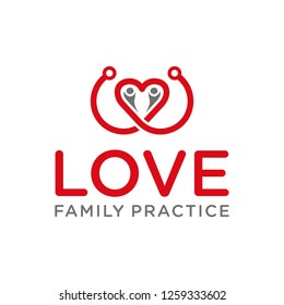 love logo , health logo design , love famiy logo , vector heart , medicine logo