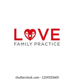 love logo , health logo design , love famiy logo , vector heart , medicine logo