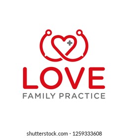 love logo , health logo design , love famiy logo , vector heart , medicine logo