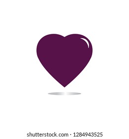 Love logo heart symbol vector