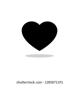 Love logo heart symbol vector