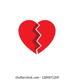 Love logo heart symbol vector
