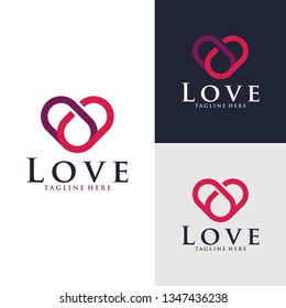 icono del logotipo de amor