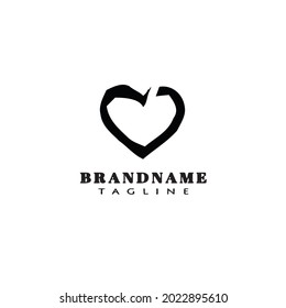 love logo icon design template modern vector illustration