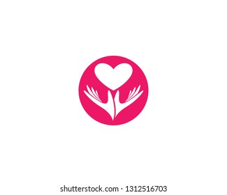 Love logo icon illustration